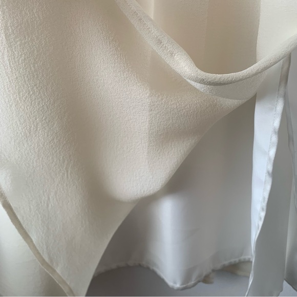 SIMPLY SILK 100% Silk Maxi Dress Sleeveless Size M Lagenlook Minimalist Basic - Picture 7 of 8